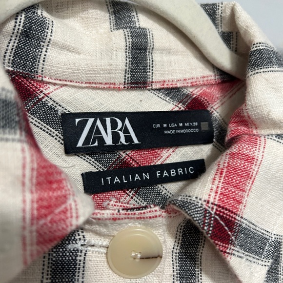 Zara plaid button up - Picture 4 of 6